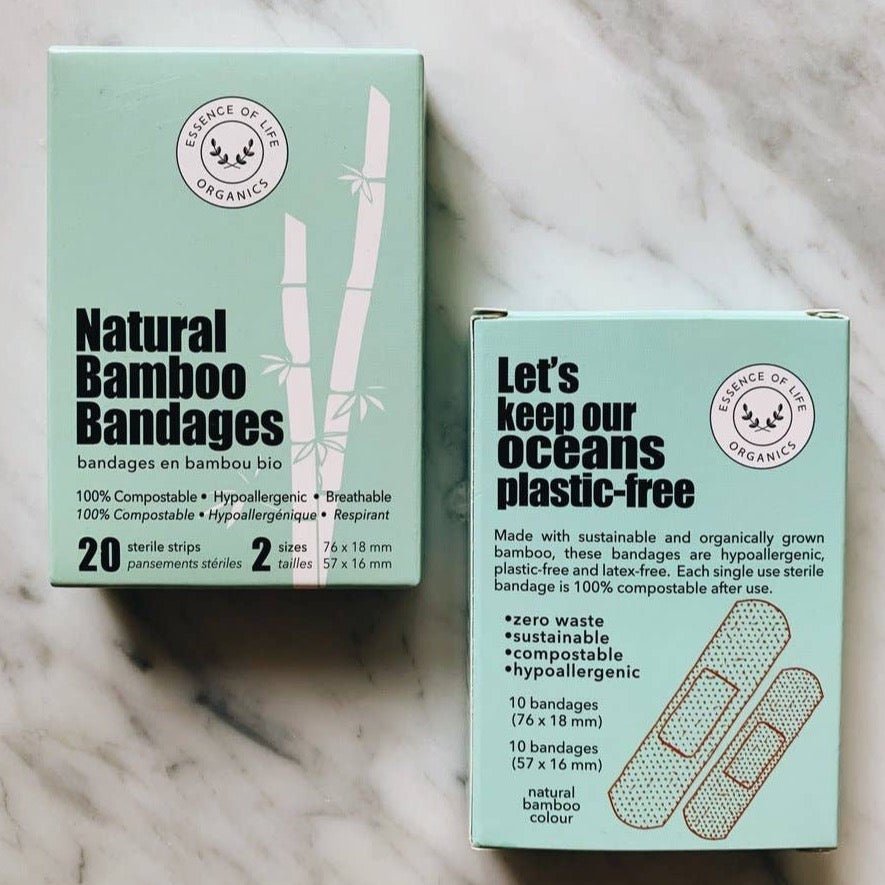 100% Biodegradable Bamboo Bandages - Curated Joy | Natural Home