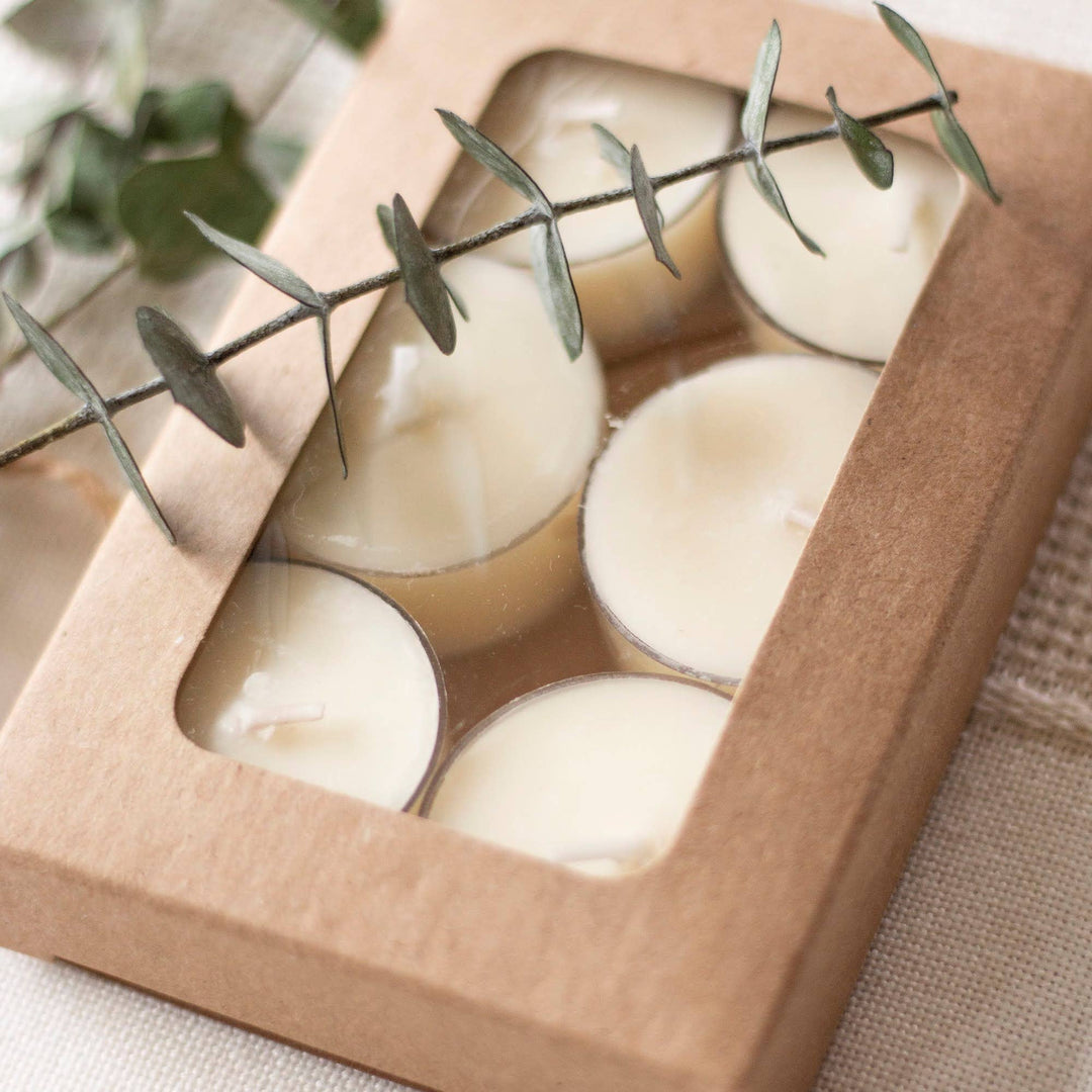 6 Scented Soy Tea Light Candles - Curated Joy | Natural Home