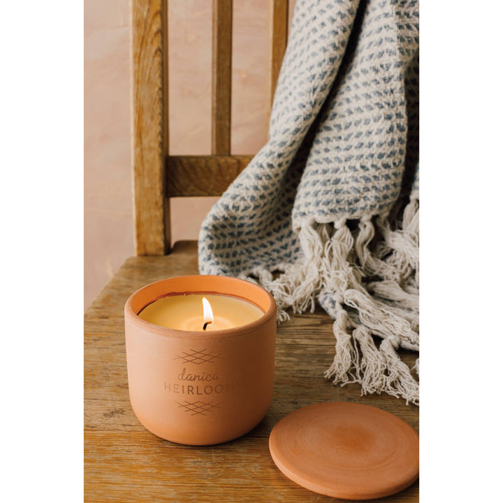 Beeswax Candle in Terra Cotta Jar - Curated Joy | Natural Home