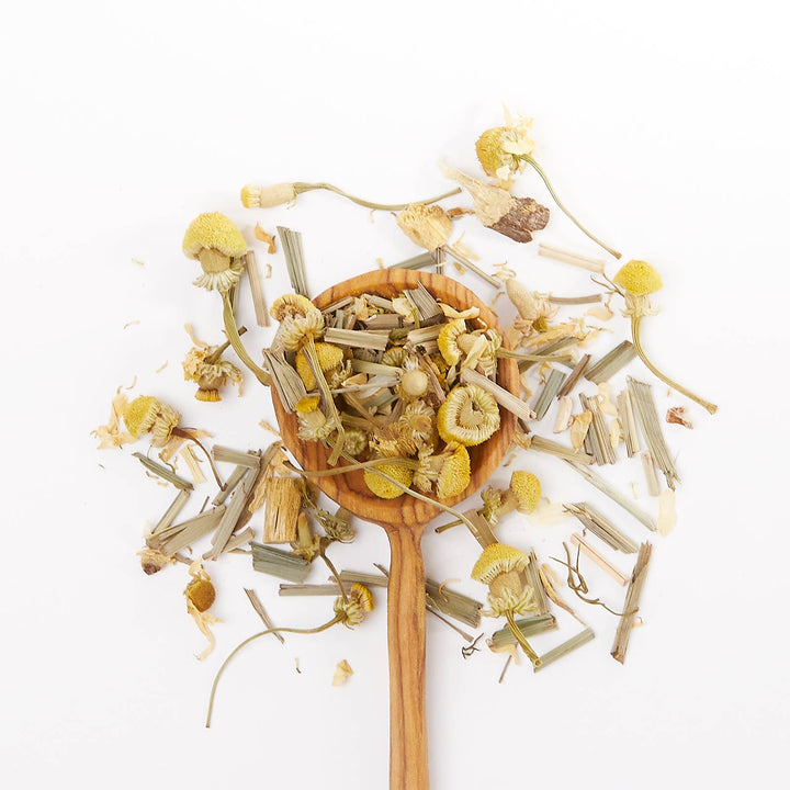 Chamomile Dream Tin & Spoon - Fair - Trade, Calming Herbal Tea - Curated Joy | Natural Home