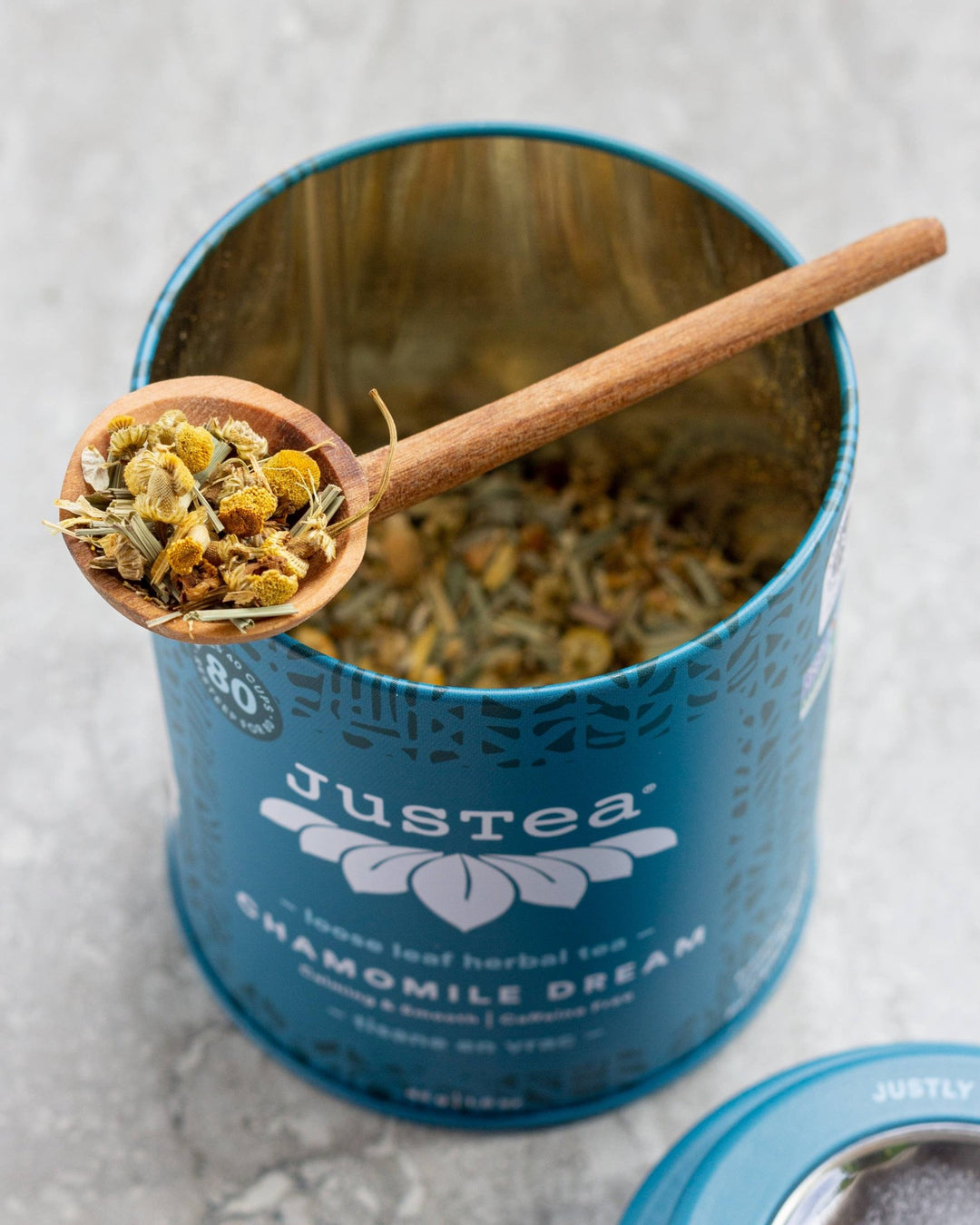 Chamomile Dream Tin & Spoon - Fair - Trade, Calming Herbal Tea - Curated Joy | Natural Home
