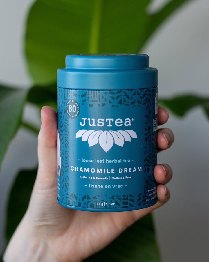 Chamomile Dream Tin & Spoon - Fair - Trade, Calming Herbal Tea - Curated Joy | Natural Home