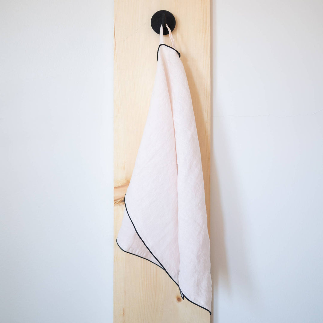 Edged Linen Tea Towel - 100% Stonewashed Linen Tea Towel - Curated Joy | Natural Home