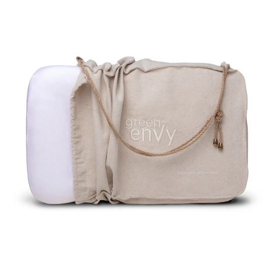 The enVy® COPPER + Botanical TENCEL™ Beauty Sleep Pillow - 100% Natural Latex Pillow with COPPER infused TENCEL™ Pillowcase
