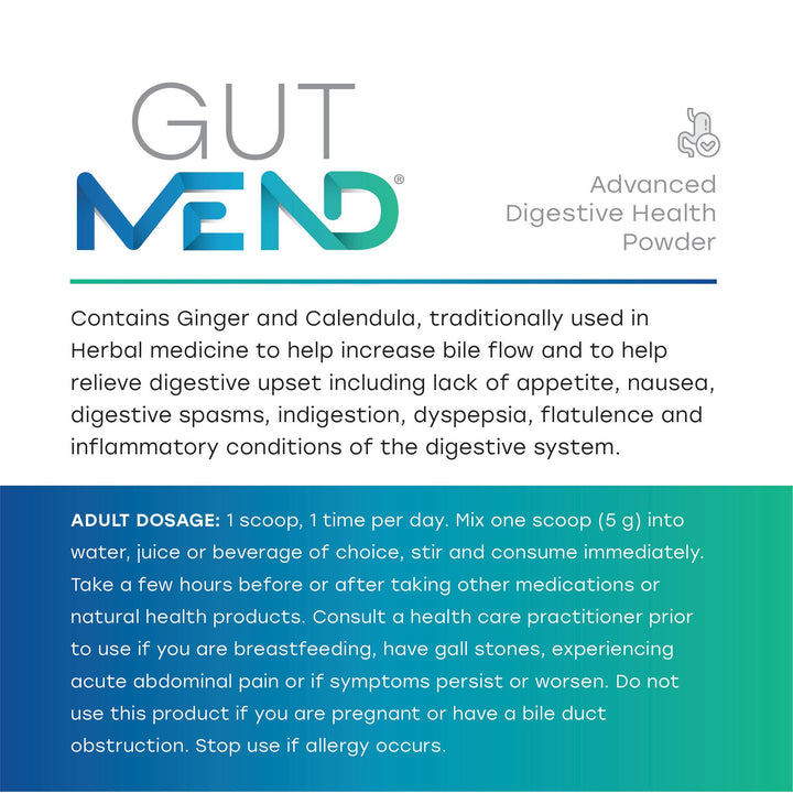 GutMEND® - Advanced Digestive Health Powder (Probiotic Free) - Curated Joy | Natural Home