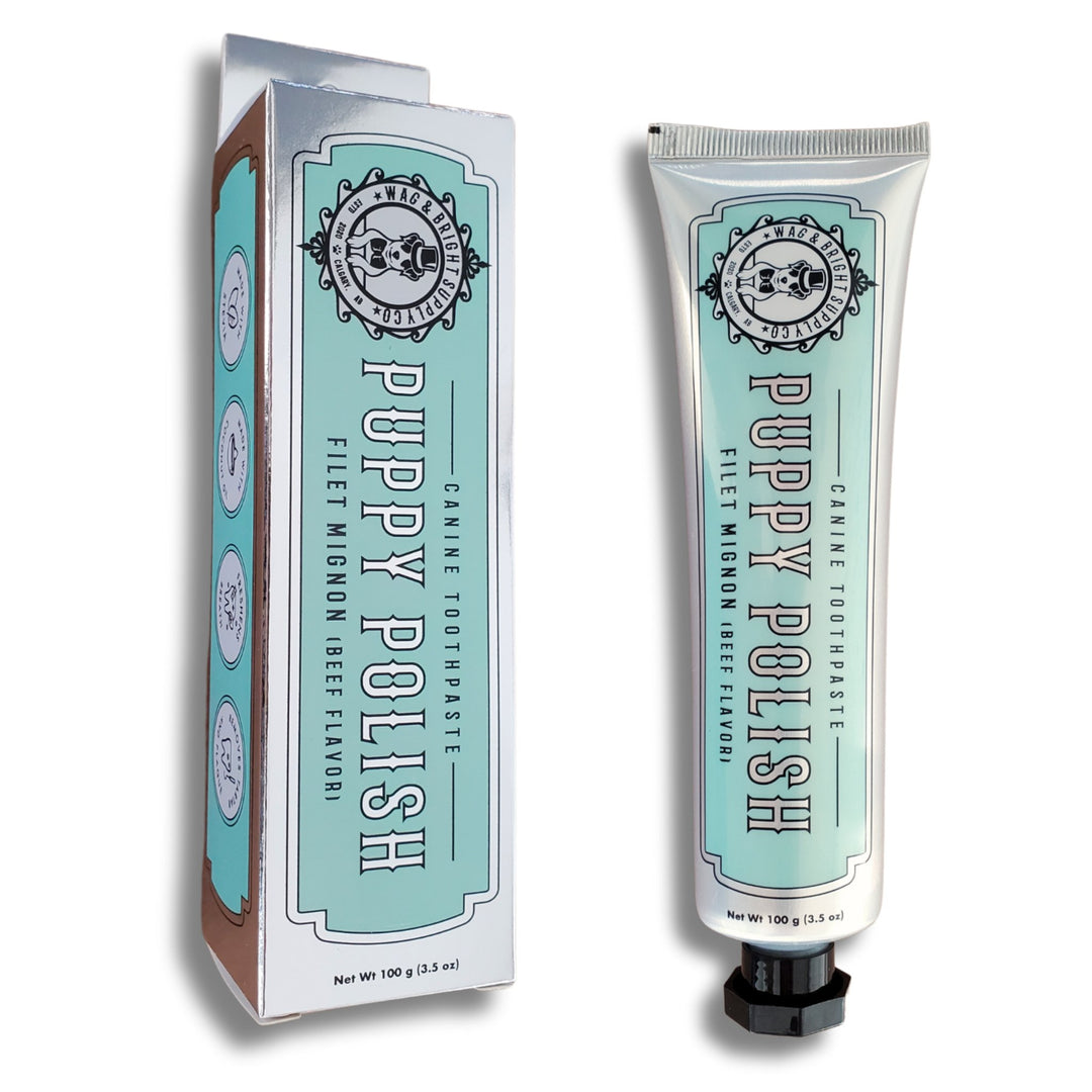 Natural Puppy/Dog Toothpaste - Filet Mignon Flavoured - Curated Joy | Natural Home