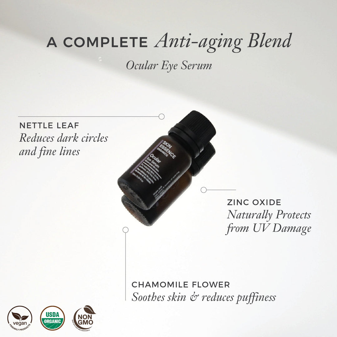 Ocular - Organic Eye Serum (Dark Circles, Puffiness and Fine Lines) - Curated Joy | Natural Home