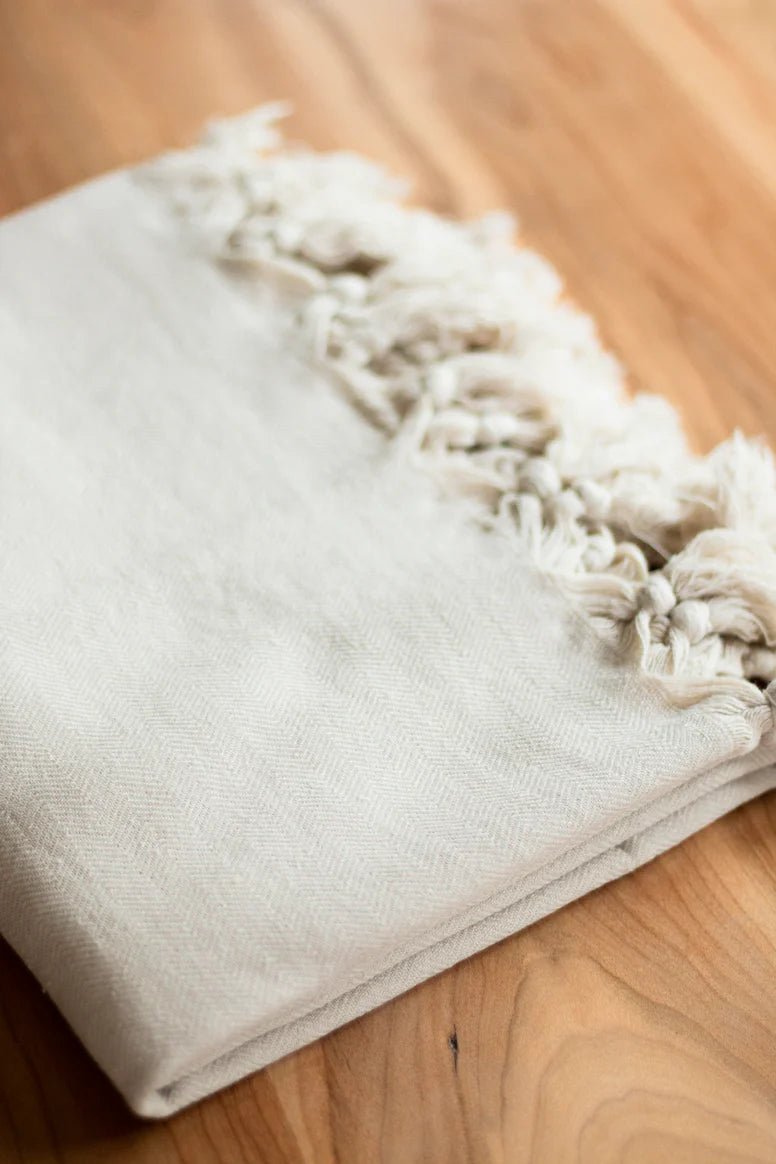 Oversized Handloomed Turkish Towel - Curated Joy | Natural Home