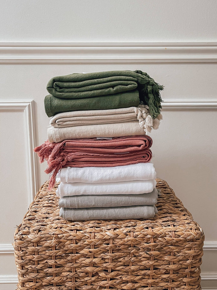 Oversized Handloomed Turkish Towel - Curated Joy | Natural Home