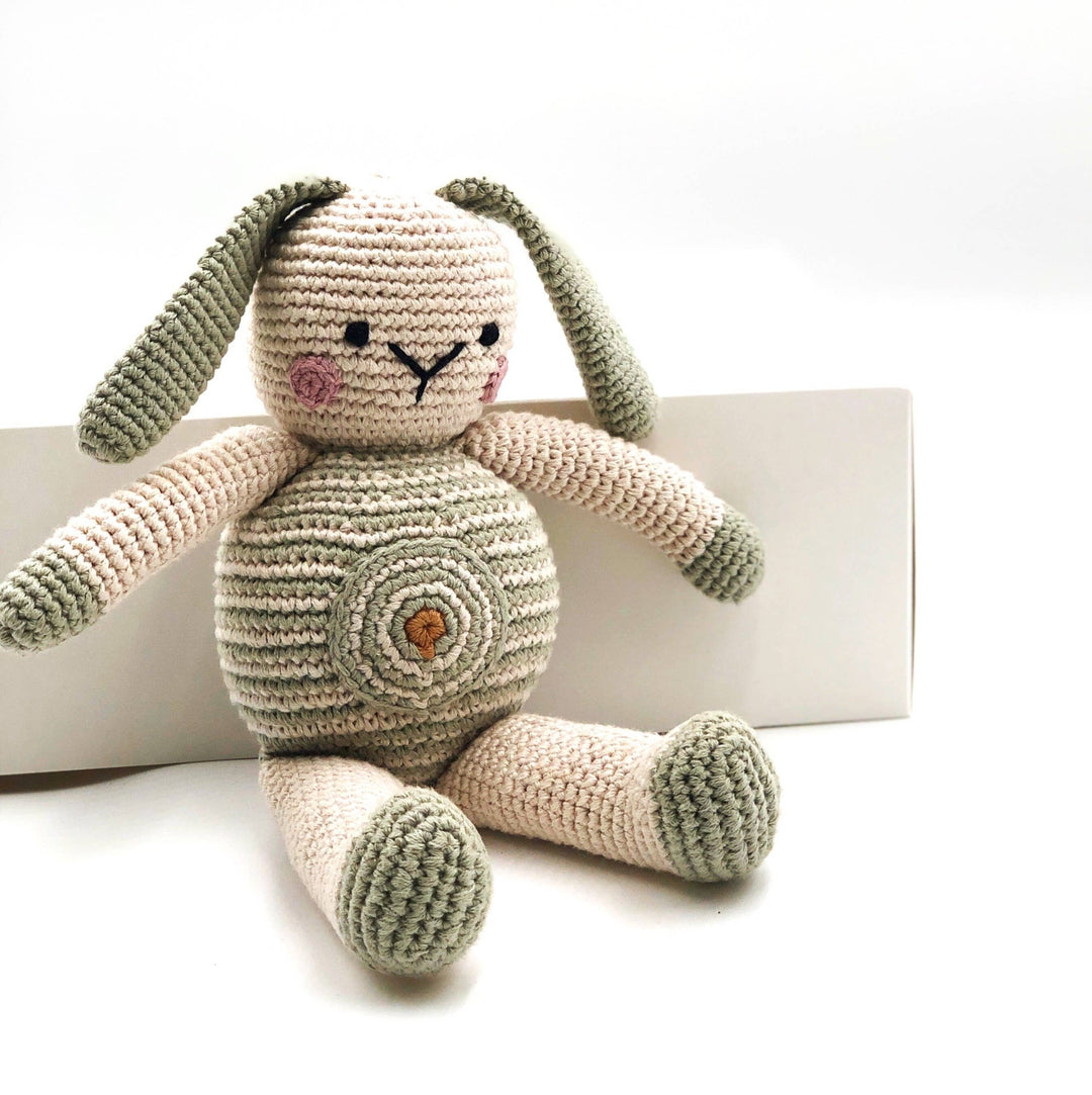 Pebble - Organic Bunny Teal Spot - Curated Joy | Natural Home