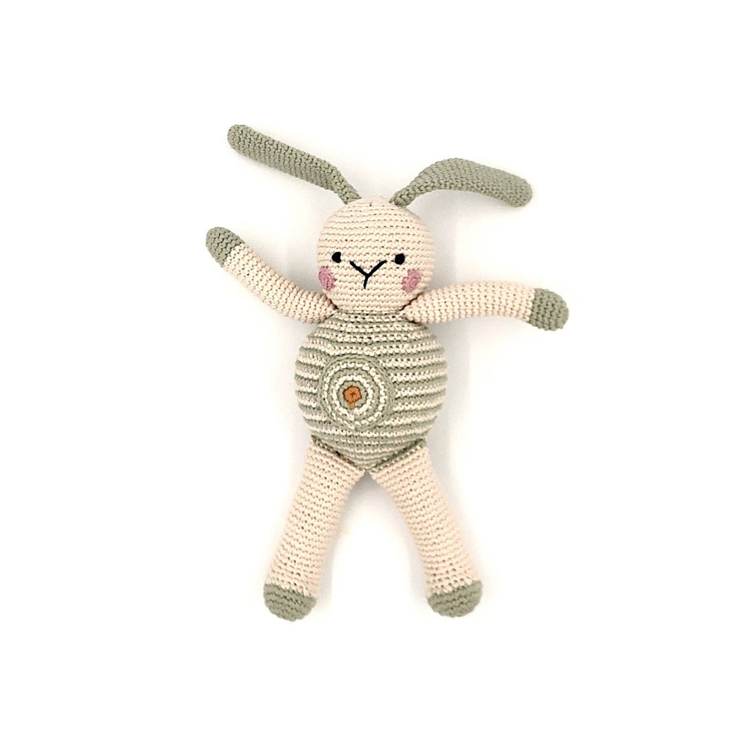 Pebble - Organic Bunny Teal Spot - Curated Joy | Natural Home