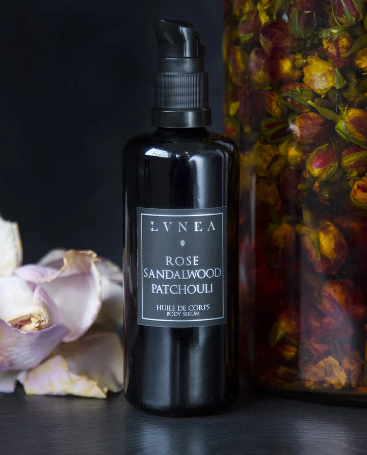 ROSE · SANDALWOOD · PATCHOULI | Body Serum - Curated Joy | Natural Home