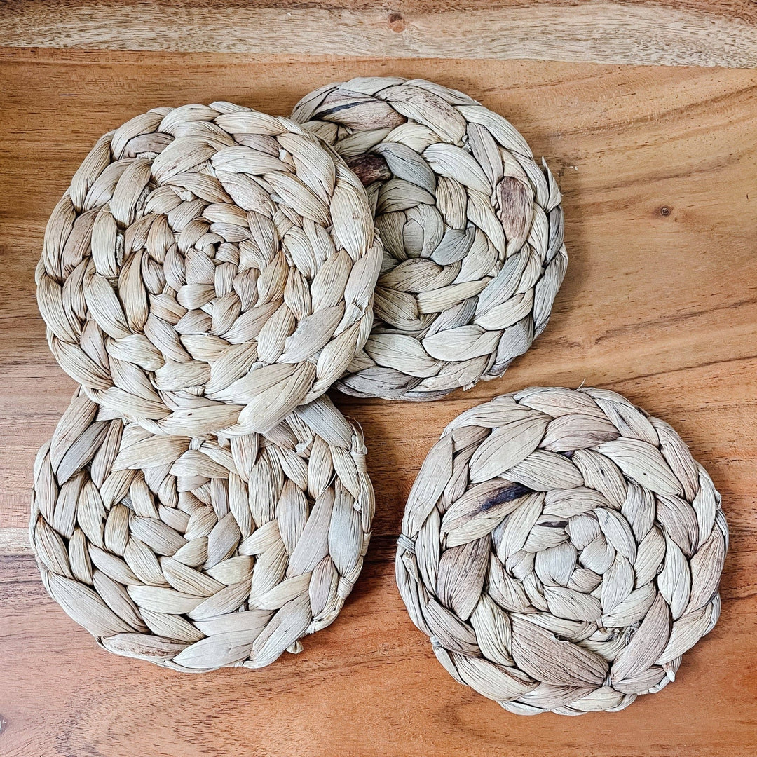 Seagrass Coasters, Set of 4 - Curated Joy | Natural Home
