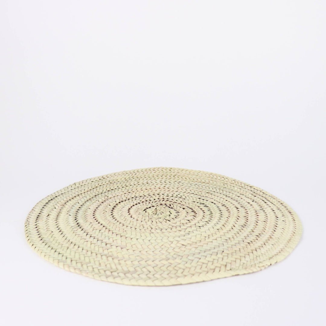Straw Round Placemat - Curated Joy | Natural Home