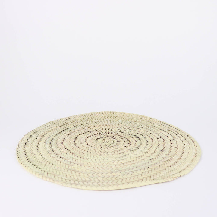 Straw Round Placemat - Curated Joy | Natural Home