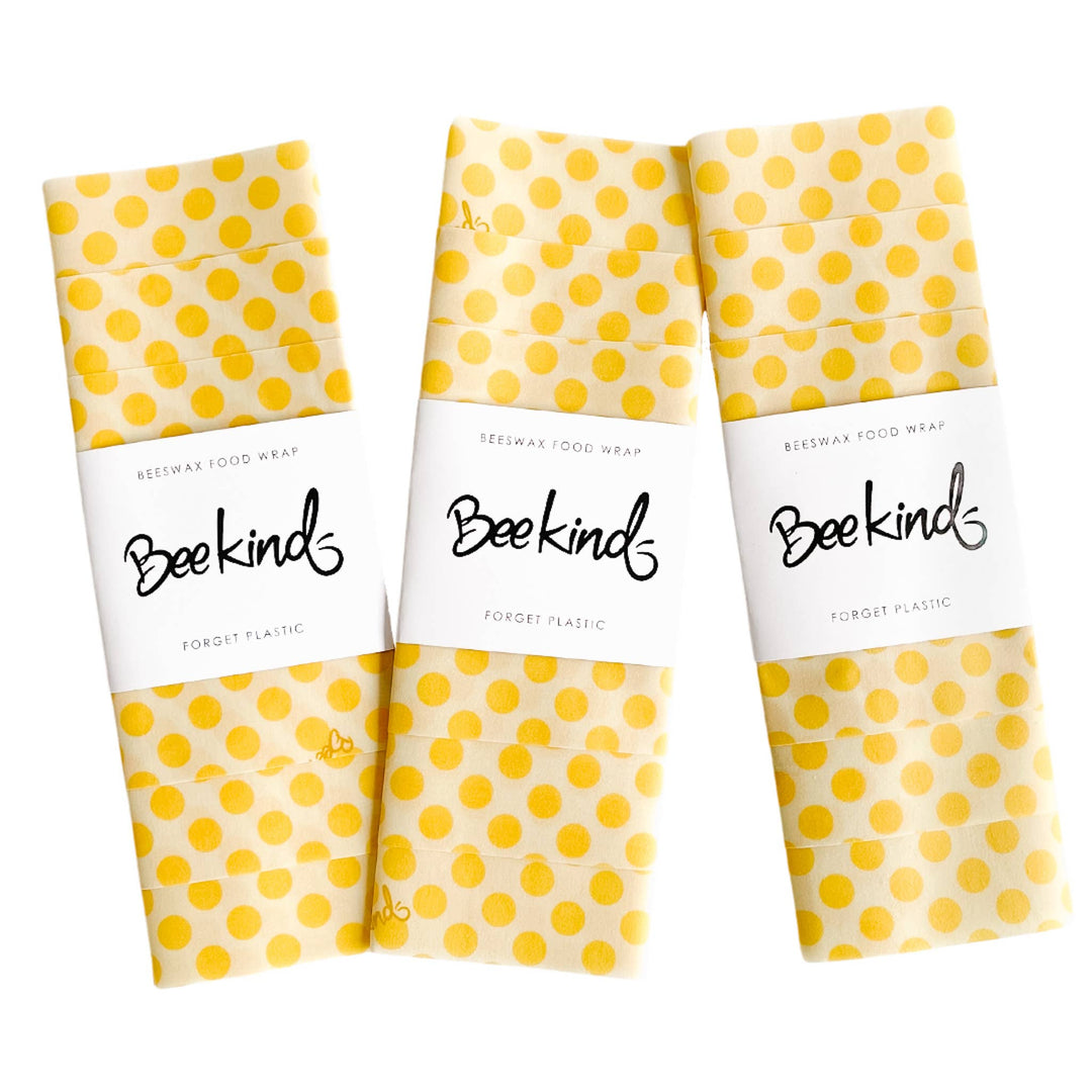 Sunflower Beeswax Wraps - Set of 3 - Curated Joy | Natural Home