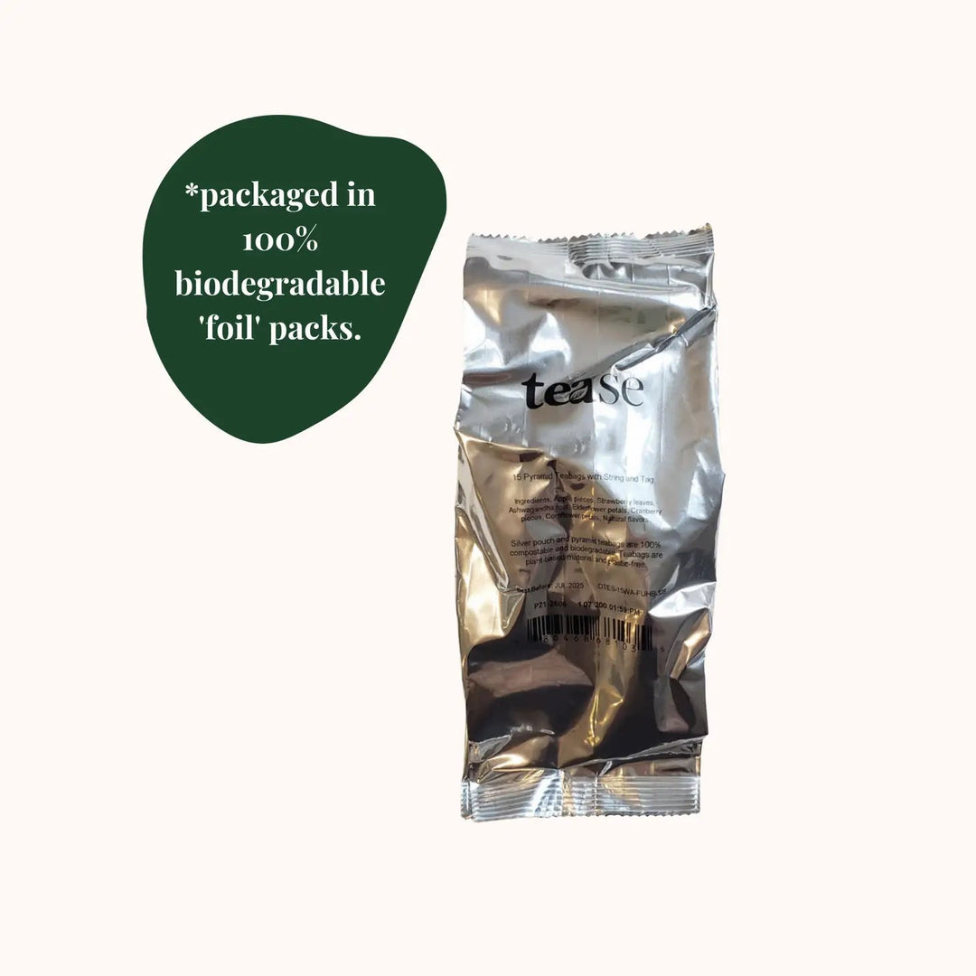 Tea - Self Care Elixir | Herbal | Biodegradable Tea Bag - Curated Joy | Natural Home