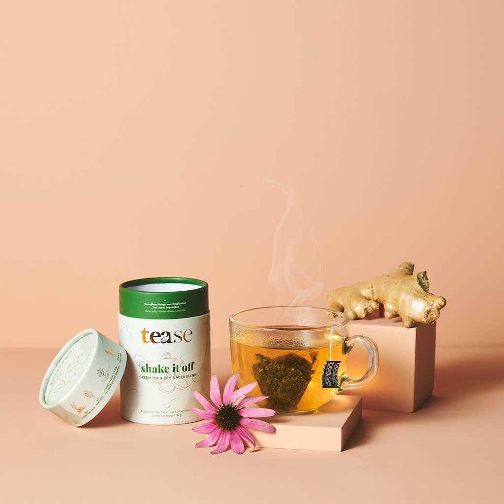 Tea - Shake It Off | Immunity Tea Blend | Herbal | Biodegradable Tea Bag - Curated Joy | Natural Home