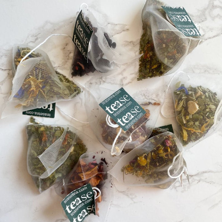 Tea - Turmeric Tonic Ginger Adaptogen + Superfood Blend | Herbal | Biodegradable Tea Bag - Curated Joy | Natural Home
