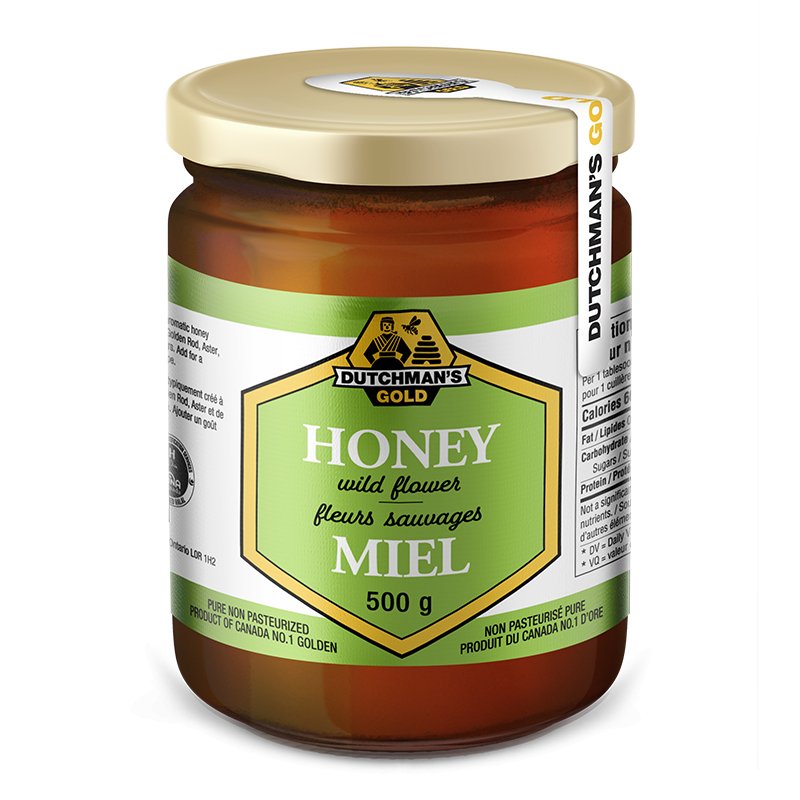 Wildflower Liquid Honey | Canadian | 500ml - Curated Joy | Natural Home